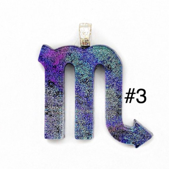 Scorpio Zodiac Necklace - Fused Glass Scorpio Pendant - Spiritual Jewelry - Picture 4 of 8